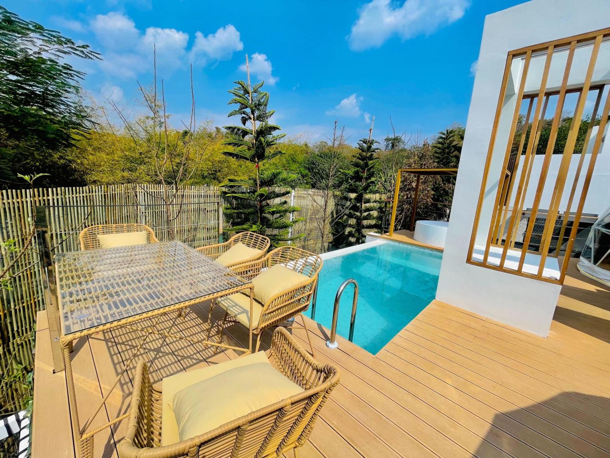 The X10 Nordic Tent And Glamping Pool Villa Khaoyai เขาใหญ่ - Sha Certified Ban Thung Sawang Exterior photo