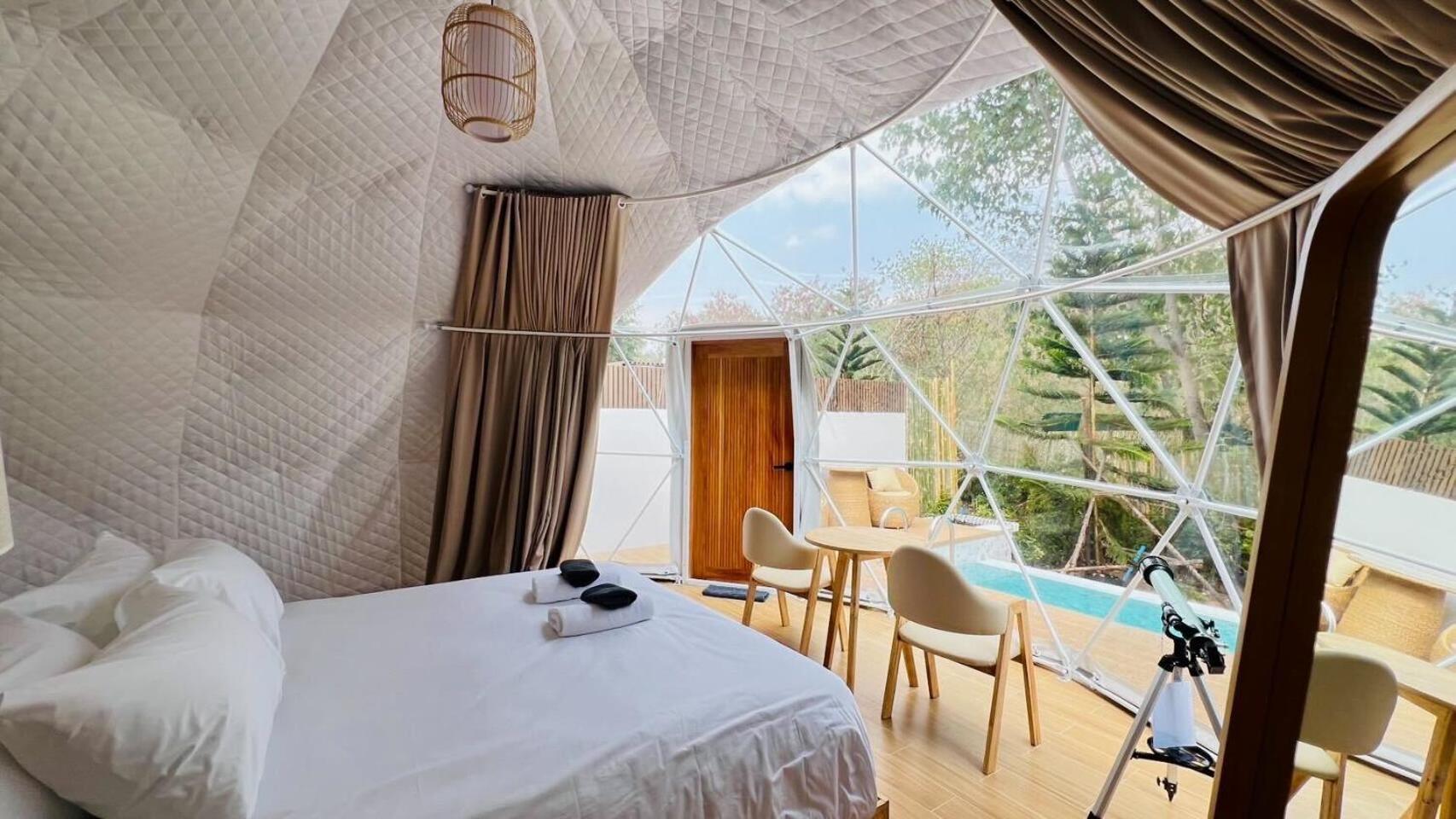 The X10 Nordic Tent And Glamping Pool Villa Khaoyai เขาใหญ่ - Sha Certified Ban Thung Sawang Exterior photo