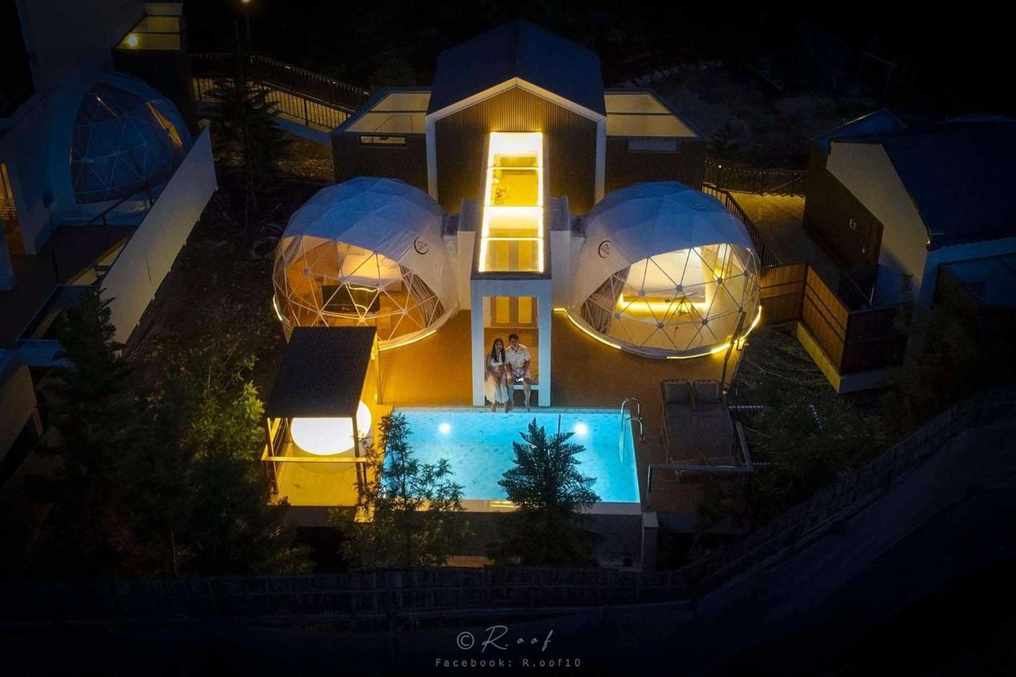 The X10 Nordic Tent And Glamping Pool Villa Khaoyai เขาใหญ่ - Sha Certified Ban Thung Sawang Exterior photo