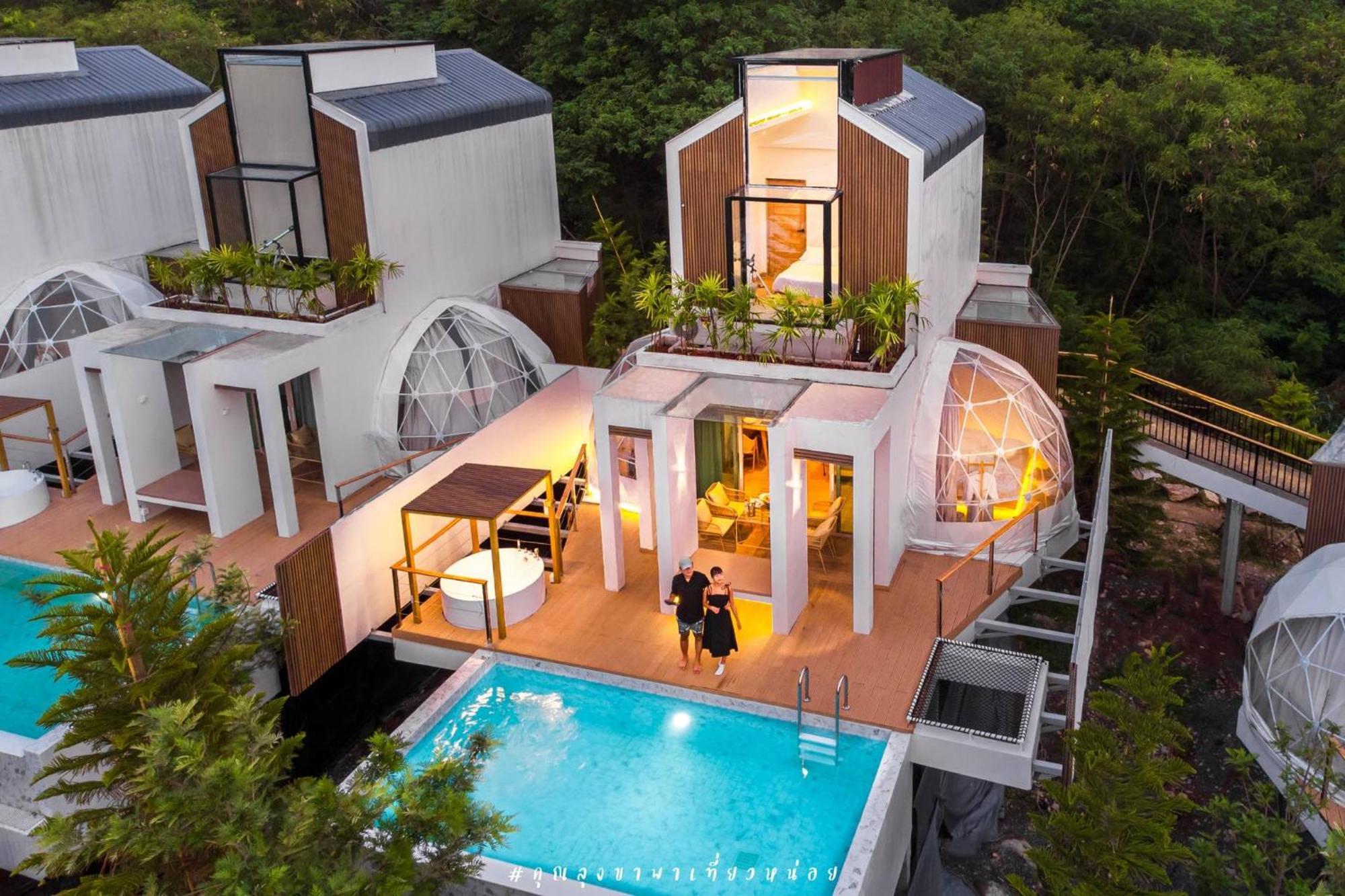 The X10 Nordic Tent And Glamping Pool Villa Khaoyai เขาใหญ่ - Sha Certified Ban Thung Sawang Exterior photo