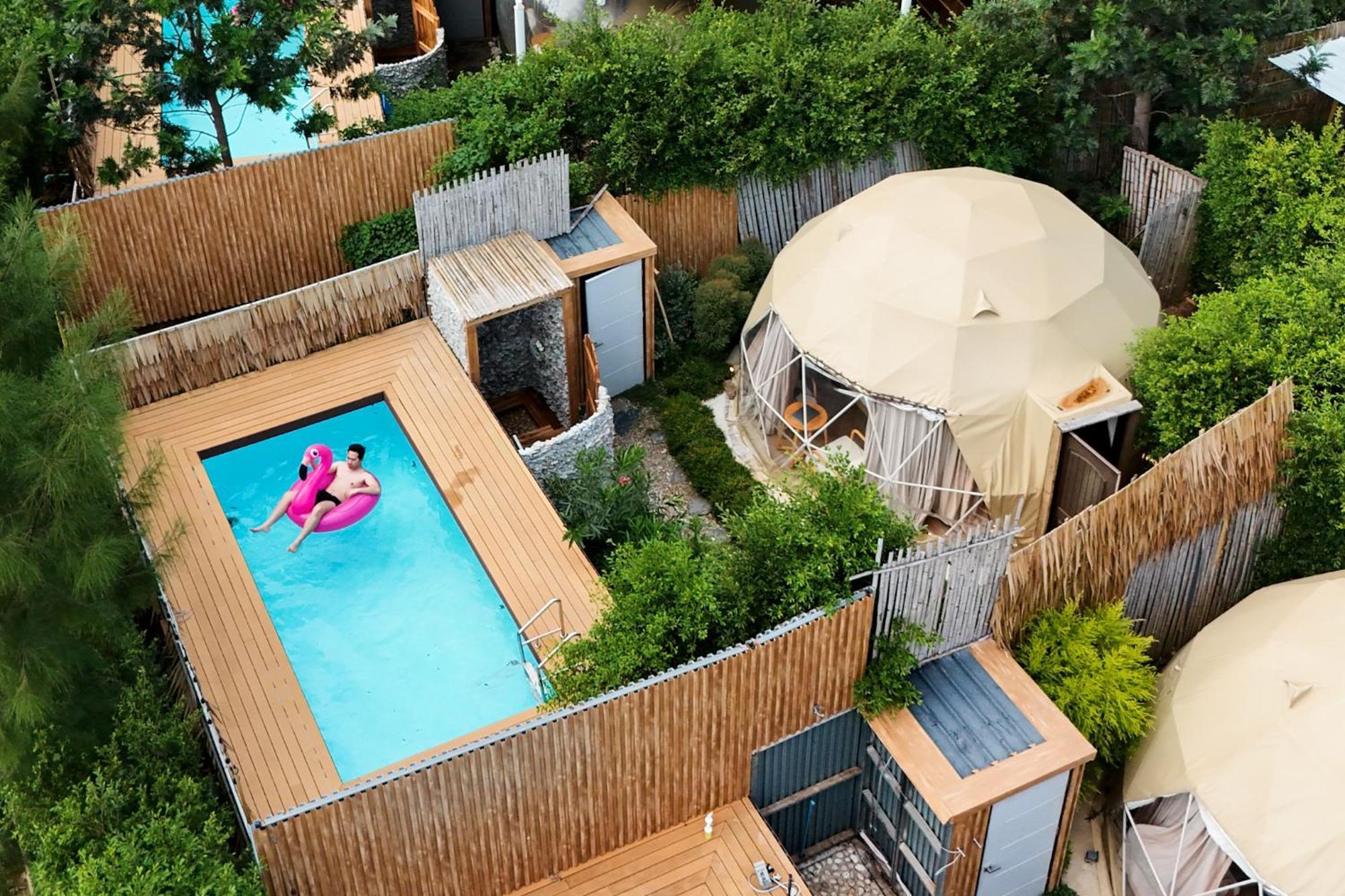 The X10 Nordic Tent And Glamping Pool Villa Khaoyai เขาใหญ่ - Sha Certified Ban Thung Sawang Exterior photo
