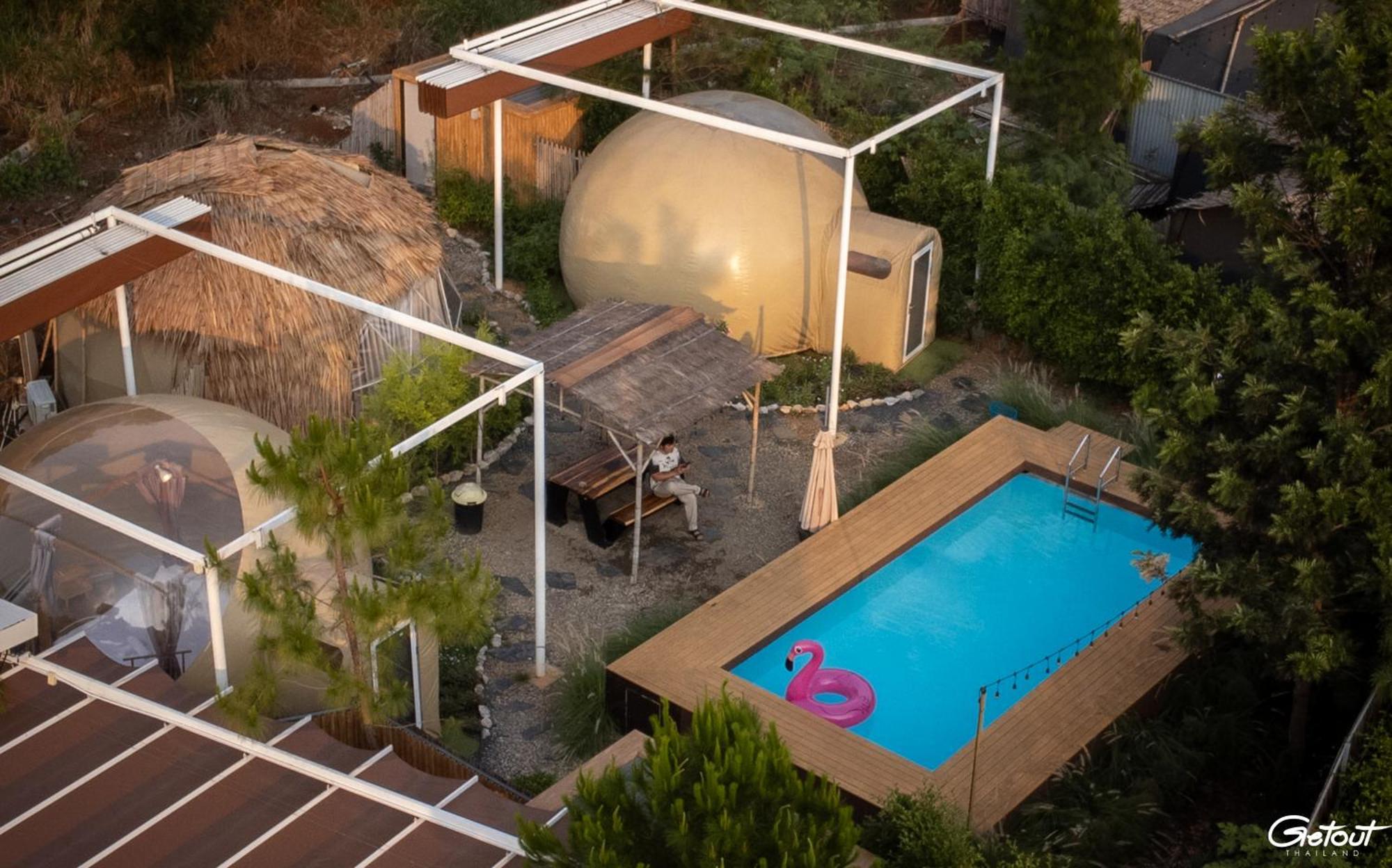 The X10 Nordic Tent And Glamping Pool Villa Khaoyai เขาใหญ่ - Sha Certified Ban Thung Sawang Exterior photo