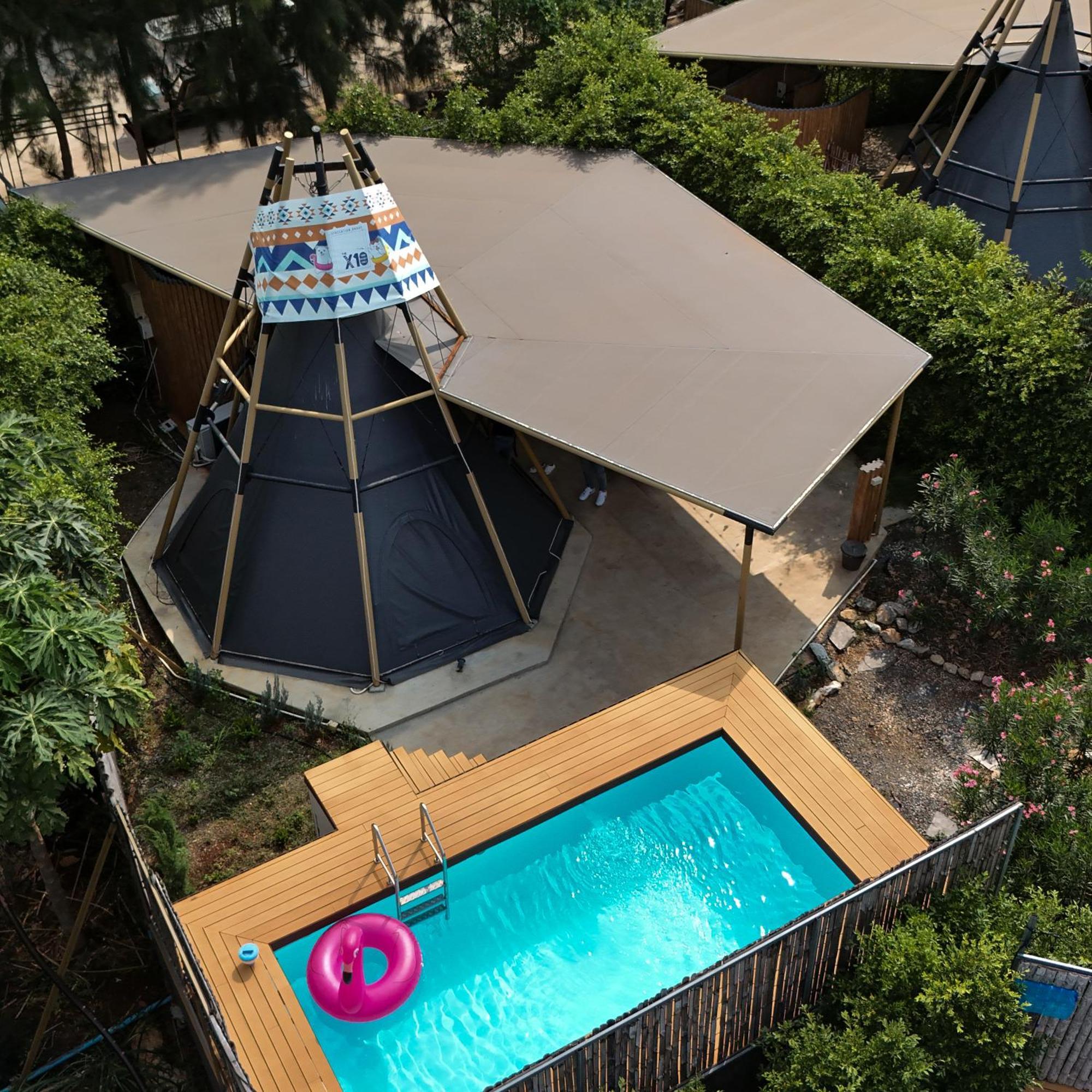 The X10 Nordic Tent And Glamping Pool Villa Khaoyai เขาใหญ่ - Sha Certified Ban Thung Sawang Exterior photo