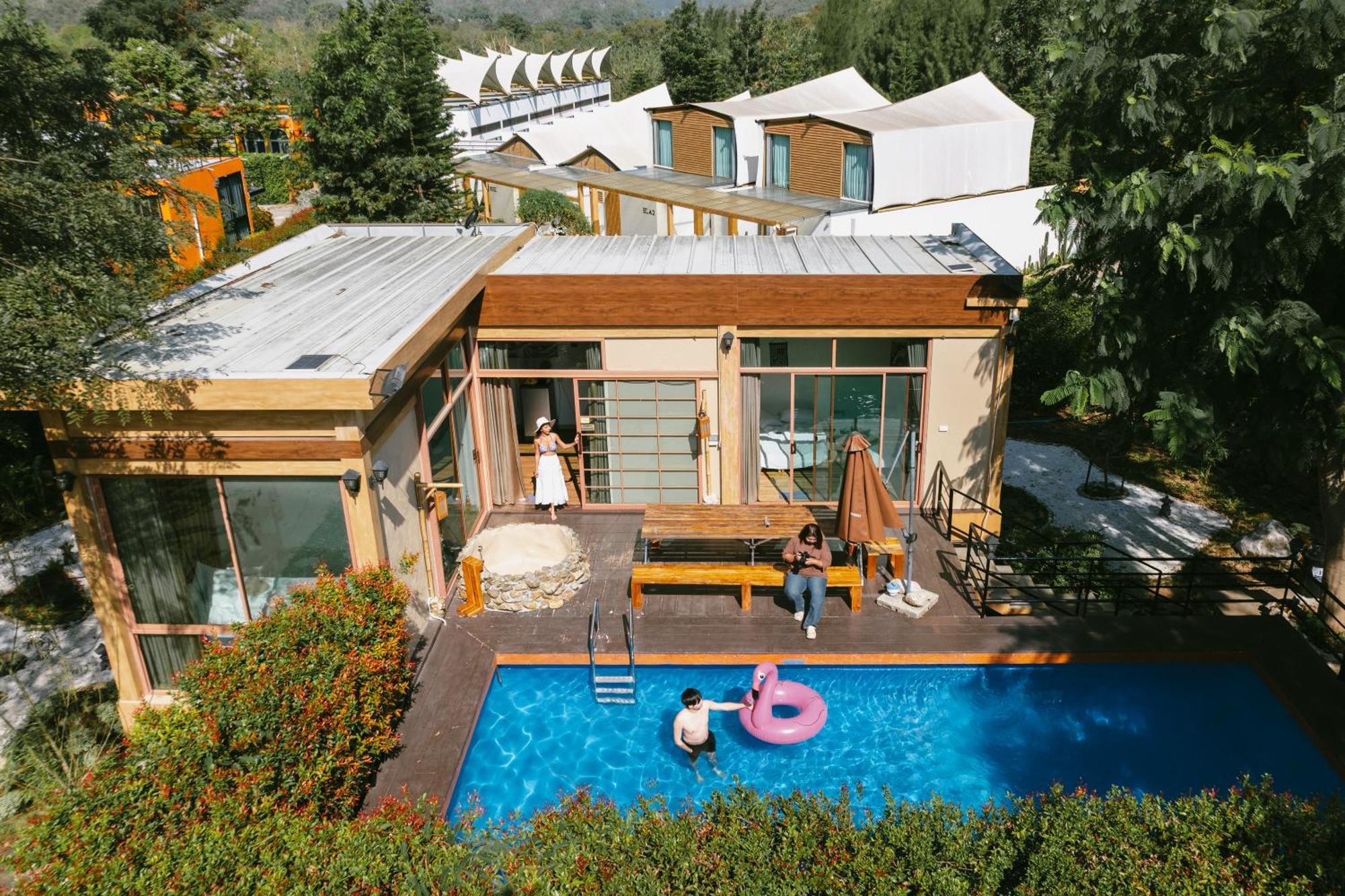 The X10 Nordic Tent And Glamping Pool Villa Khaoyai เขาใหญ่ - Sha Certified Ban Thung Sawang Exterior photo
